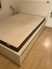 Malm bett weiß gebraucht kaufen  Jena