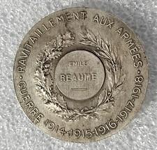 Medaille argent guerre d'occasion  Plombières-lès-Dijon