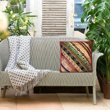 Capa de travesseiro lantejoulas frisadas decoração sala de estar sofá de carro estojo almofada 24 x 24 pol comprar usado  Enviando para Brazil