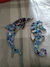 Mosaic dolphin seahorse for sale  BILLINGHAM