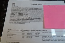 Zugticket traunstein münchen gebraucht kaufen  Lauter