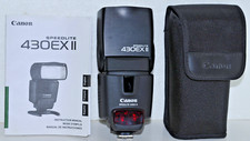 Canon Speedlite 430EX ll com estojo e mensagens instantâneas, sapato fora da câmera: sem sinais de uso comprar usado  Enviando para Brazil