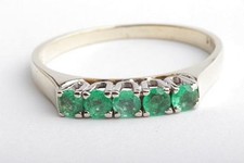 Smaragd ring 585 gebraucht kaufen  München