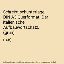 Schreibtischunterlage din quer gebraucht kaufen  Trebbin