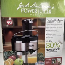 Extrator de máquina de suco Jack LaLanne's Power Juicer Deluxe aço inoxidável comprar usado  Enviando para Brazil