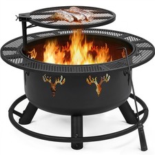 Round wood burning for sale  UK