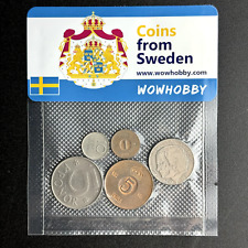 Monedas suecas 🇸🇪 5 monedas aleatorias únicas de Suecia para coleccionar monedas 🇸🇪 segunda mano  Embacar hacia Mexico