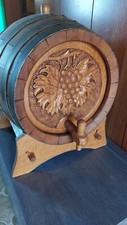 Holzfass schnitzerei klein gebraucht kaufen  Pforzheim