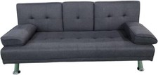 Canos 3 Seater Sofa Bed, Armchair Bed, Sofa Bed, with Folding Table, Upholstered comprar usado  Enviando para Brazil