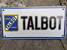 Plaque émaillée talbot d'occasion  Le Mesnil-Saint-Denis