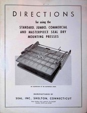 Seal dry mounting for sale  Southampton