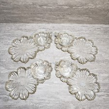 Garden Club por Colony Conjunto de Copo e Prato de Vidro Transparente Design Vintage Floral comprar usado  Enviando para Brazil