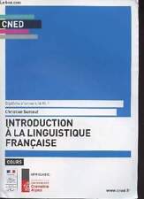 Cned introduction linguistique d'occasion  Saint-Denis-de-Pile