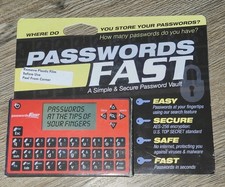 PASSWORDS RÁPIDO PORTÁTIL COMPACTO CRIPTOGRAFADO COFRE DE SENHAS FÁCIL SEGURO RÁPIDO comprar usado PASSWORDS RÁPIDO PORTÁTIL COMPACTO CRIPTOGRAFADO COFRE DE SENHAS FÁCIL SEGURO RÁPIDO comprar usado  Enviando para Brazil
