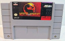 Mortal Kombat (Super Nintendo,1993) SNES Autêntico Testado Apenas Cartucho Funcionando, usado comprar usado  Enviando para Brazil