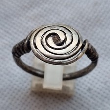 AUTÊNTICO ANEL ESPIRAL DE PRATA CELTA "La Tene" - cerca de 500 aC comprar usado  Enviando para Brazil