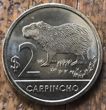 Moneda de 2 dólares Uruguay Carpincho 2024 nueva segunda mano  Embacar hacia Mexico