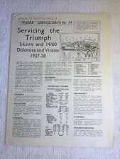Triumph litre model for sale  ANDOVER
