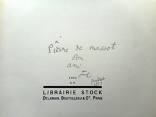 Autographe jean cocteau d'occasion Autographe jean cocteau d'occasion  Paris V