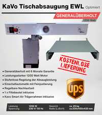 Kavo tischabsaugung ewl gebraucht kaufen  Haimhausen