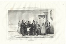 Stampa antica napoli usato  Lecco