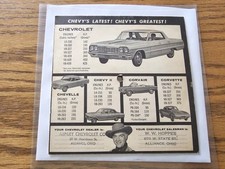 1964 Chevrolet Automobile Advertising Record 33rpm Lorne Green Bonanza Corvette  comprar usado 1964 Chevrolet Automobile Advertising Record 33rpm Lorne Green Bonanza Corvette  comprar usado  Enviando para Brazil