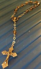 Silver crucifix rosary for sale  CATERHAM