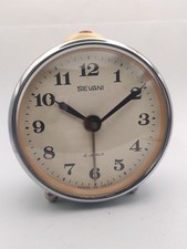 Relógio despertador mecânico vintage Sevani, URSS soviético década de 1960, funcionando comprar usado  Enviando para Brazil