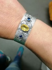 Citrine tanzanite bangle for sale Citrine tanzanite bangle for sale  LONDON