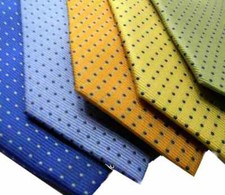 Cravatta azzurra arancione usato  Zenson di Piave