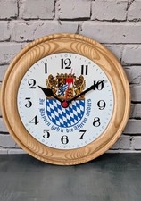 Wanduhr echtholz rückwärtsuh gebraucht kaufen  Leverkusen