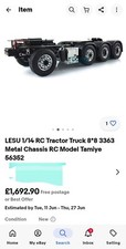 Tamiya truck lesu for sale  BIRMINGHAM