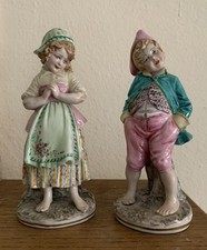 Coppia statuine porcellana usato  Treviso Bresciano
