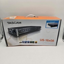 Novo pré-amplificador de microfone Tascam US-16x08 interface de áudio USB caixa aberta com 16 entradas e 8 comprar usado  Enviando para Brazil