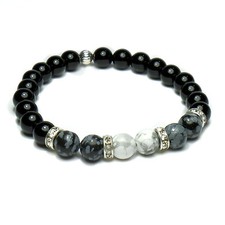 Bracciale uomo pietre usato  Napoli