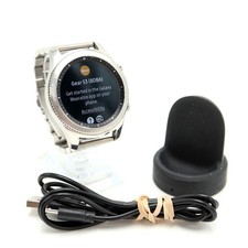 Smartwatch Samsung Gear S3 clássico 46 mm tom prata pulseira de aço relógio, usado comprar usado Smartwatch Samsung Gear S3 clássico 46 mm tom prata pulseira de aço relógio, usado comprar usado  Enviando para Brazil