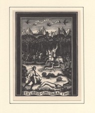 Usado, U43)Nr.05,EXLIBRIS, Ex Libris,Bookplate, Italo Zetti comprar usado  Enviando para Brazil