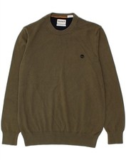 Suéter masculino TIMBERLAND gola redonda algodão verde médio US17 comprar usado  Enviando para Brazil