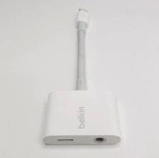 Adaptador de áudio original Belkin 3,5 mm áudio + carga para iPhone 14 13 12 11 comprar usado  Enviando para Brazil