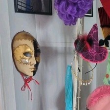 Venezianische maske karneval gebraucht kaufen  Hockenheim