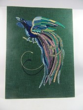 Vintage embroidered fabric for sale  TIVERTON