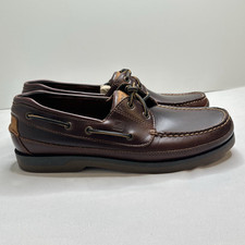 Sapato Sperry 0764027 Masculino Top-Sider Mako 2 Olhos Canoa Moc Barco Marrom Tamanho 11.5 M, usado comprar usado  Enviando para Brazil