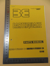 Earthquake parts manual for sale  COLCHESTER