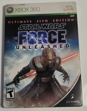 Star Wars Force Unleashed Ultimate Sith Edition Xbox 360, na caixa, não testado comprar usado  Enviando para Brazil