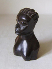 Vintage carved ebony for sale  NORTH WALSHAM