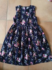 Blaues mehrfarbige kleid gebraucht kaufen  Ettlingen