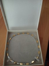 Edelstahl collier bicolor gebraucht kaufen  Neuss