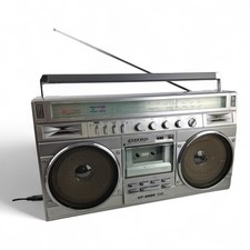 Rádio Vintage Original SHARP GF-8989 Z Boombox Ghetto Blaster LEIA A DESCRIÇÃO, usado comprar usado  Enviando para Brazil