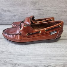 Sebago dockside leather for sale  SWANSEA