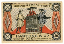 Notgeld pfennig kiel gebraucht kaufen  Parchim-Umland III